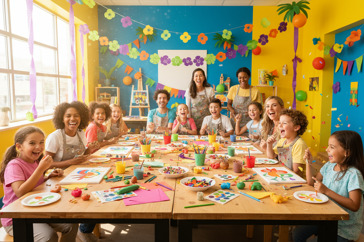How to Host the Perfect Birthday Party at a Paint Studio in McDonough, GA