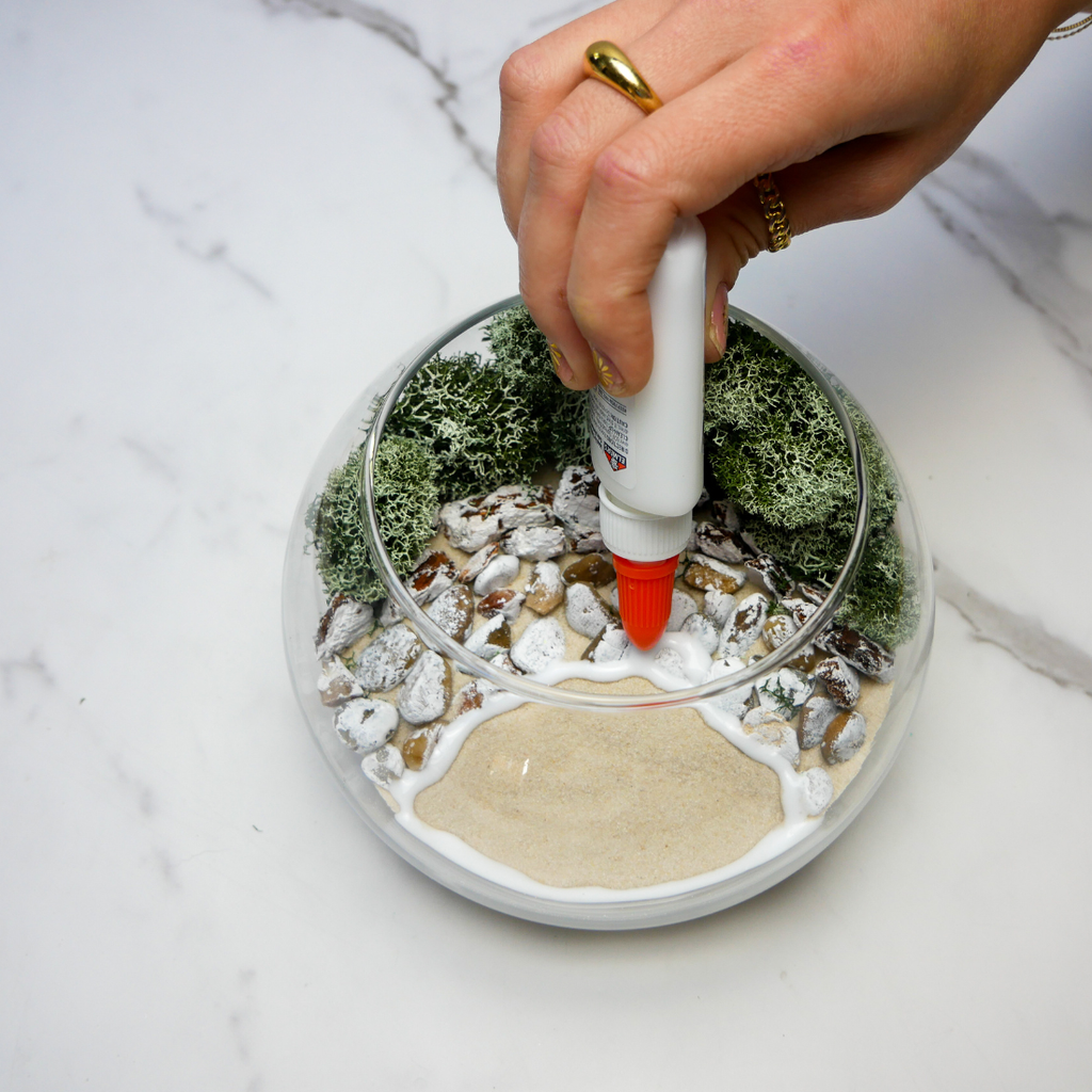 Winter Wonderland Resin Terrarium Kit