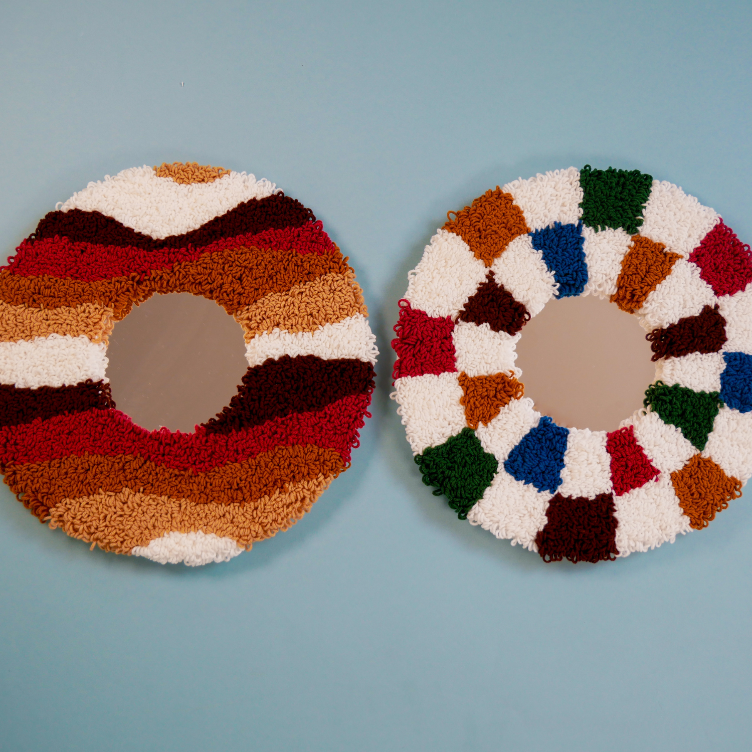 Punch Needle Mirror Kit