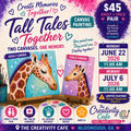 🦒 Tall Tales Together | Adult + Child Canvas Experience
