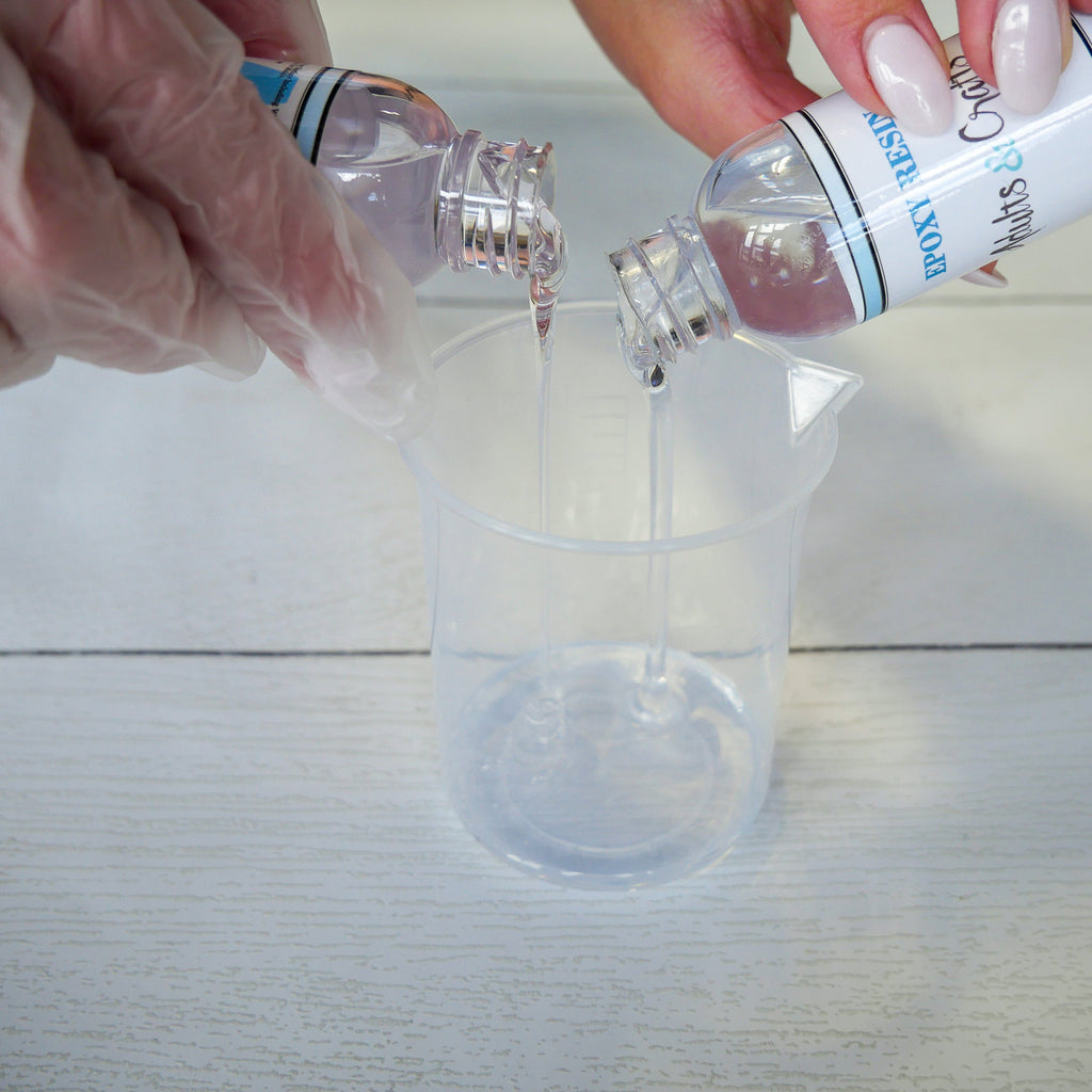 Holiday Marbled Resin Wood Board