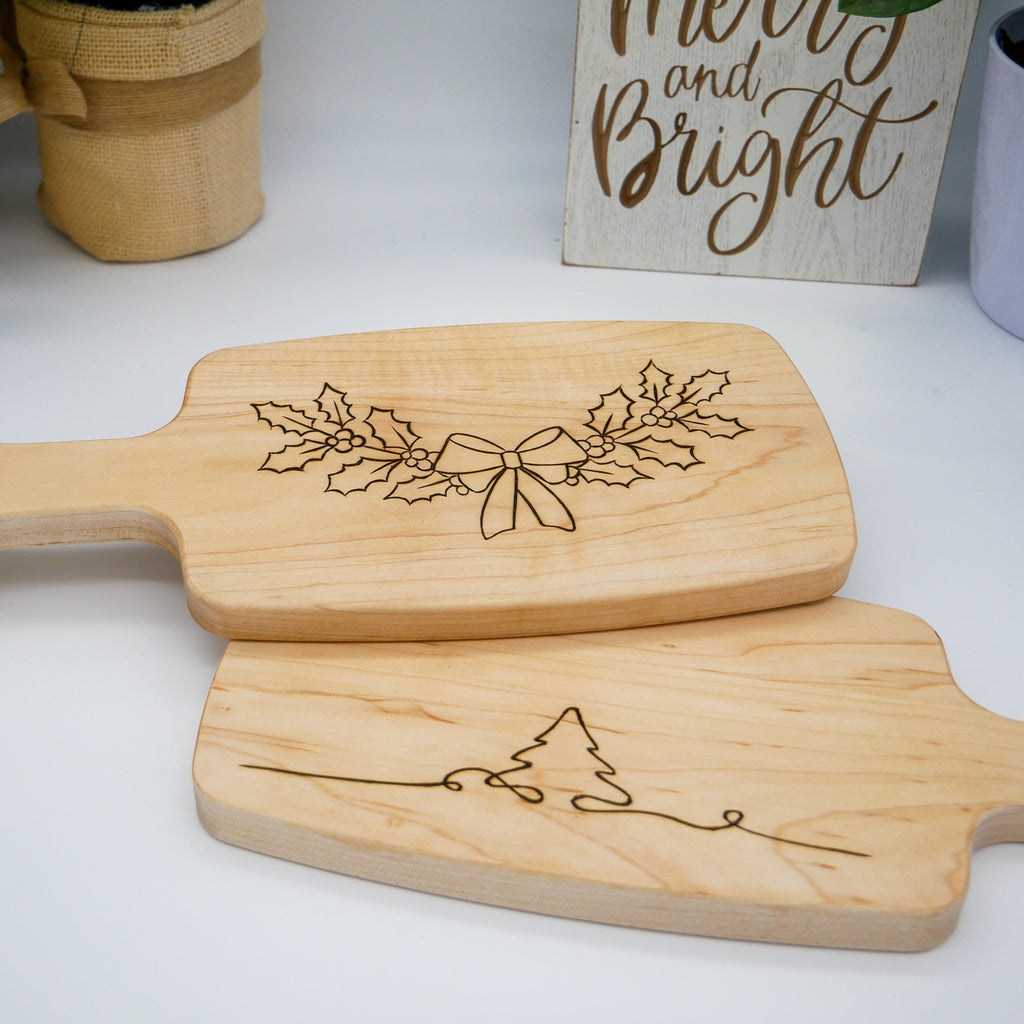 Holiday Wood Burned Cutting Board Kit