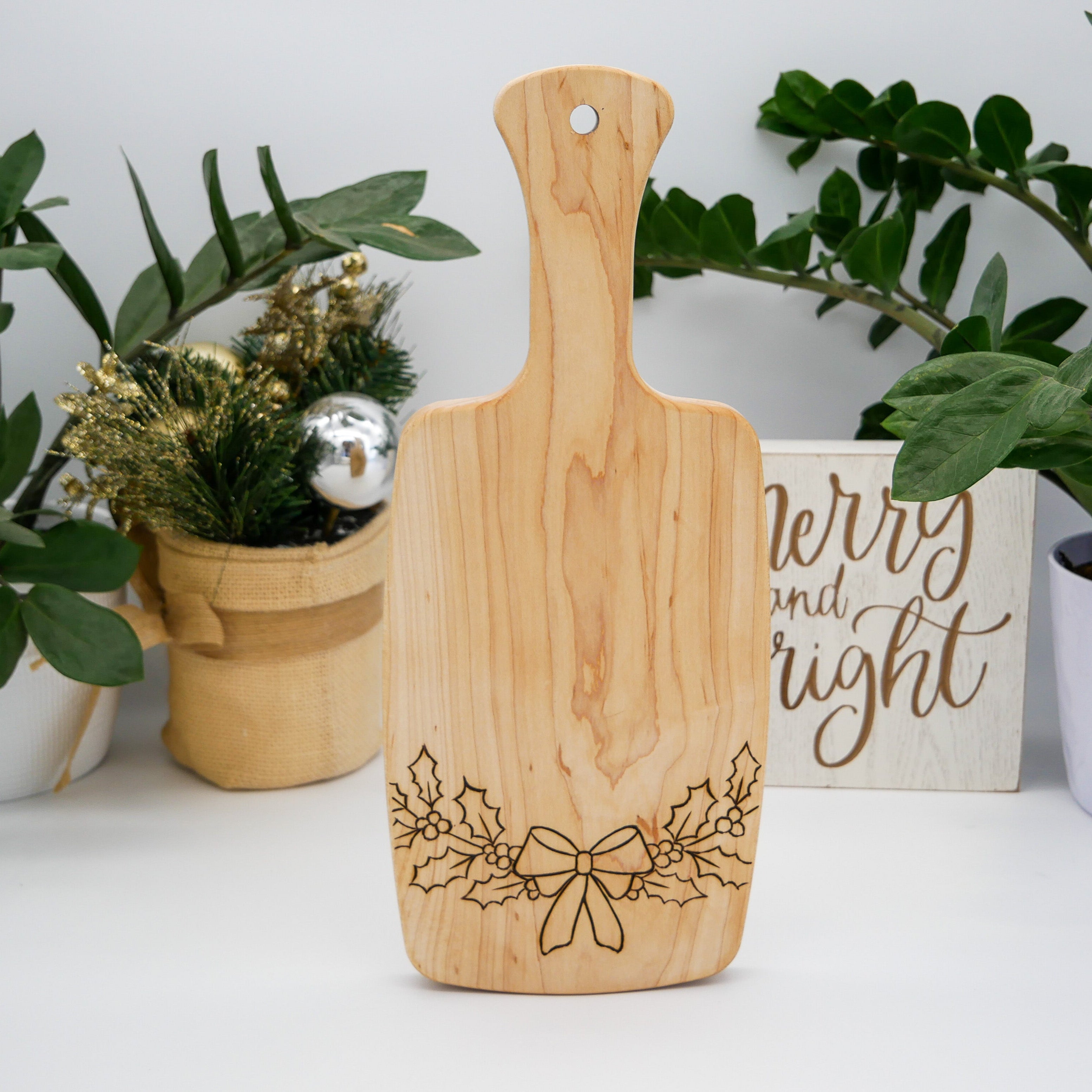 Holiday Wood Burned Cutting Board Kit