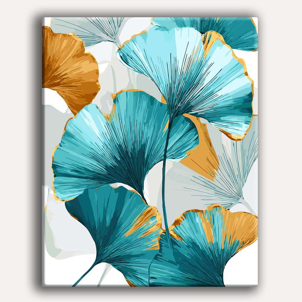 Ginko Leave Art  - Paint By Numbers Kit