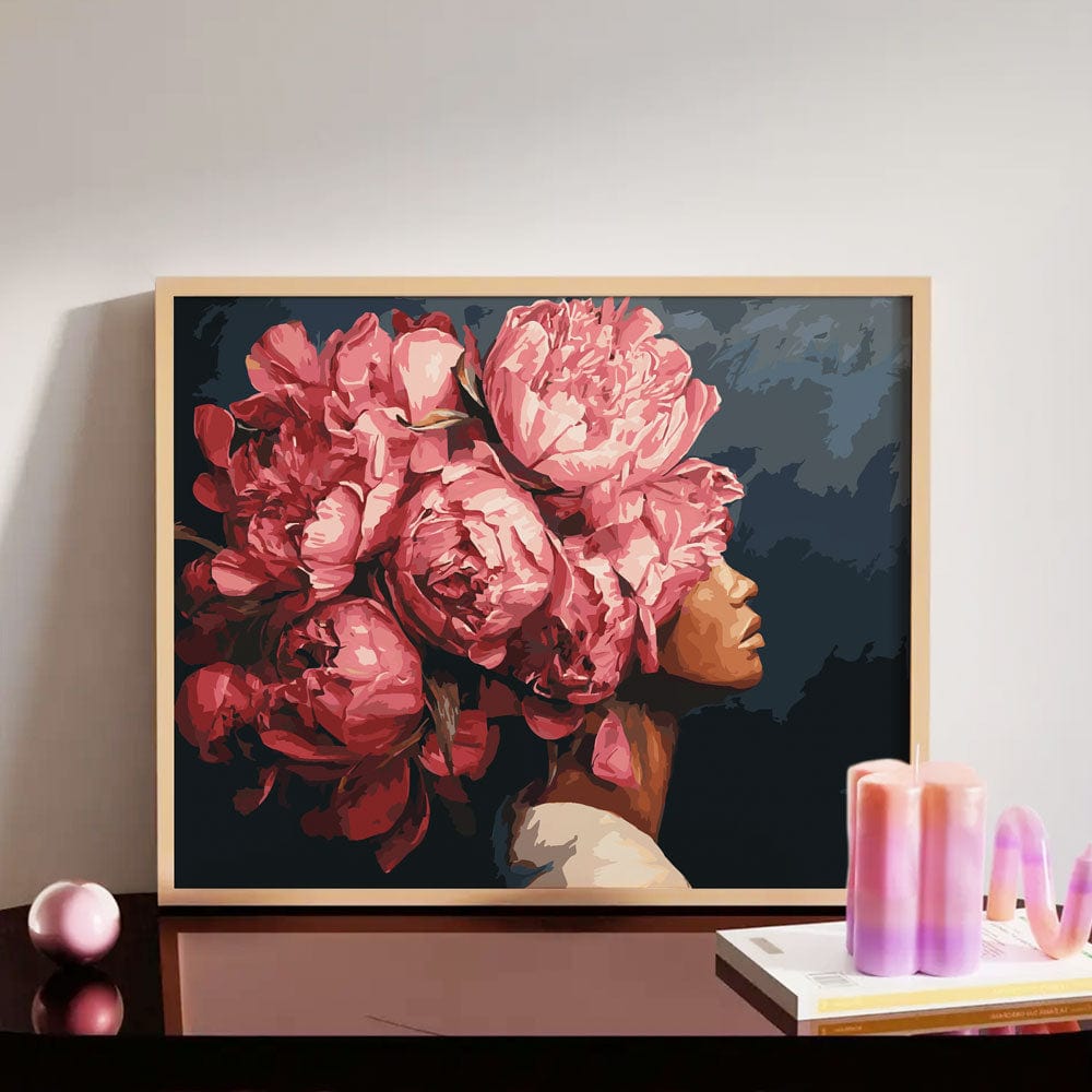 Pink Peonies - Paint By Numbers Kit