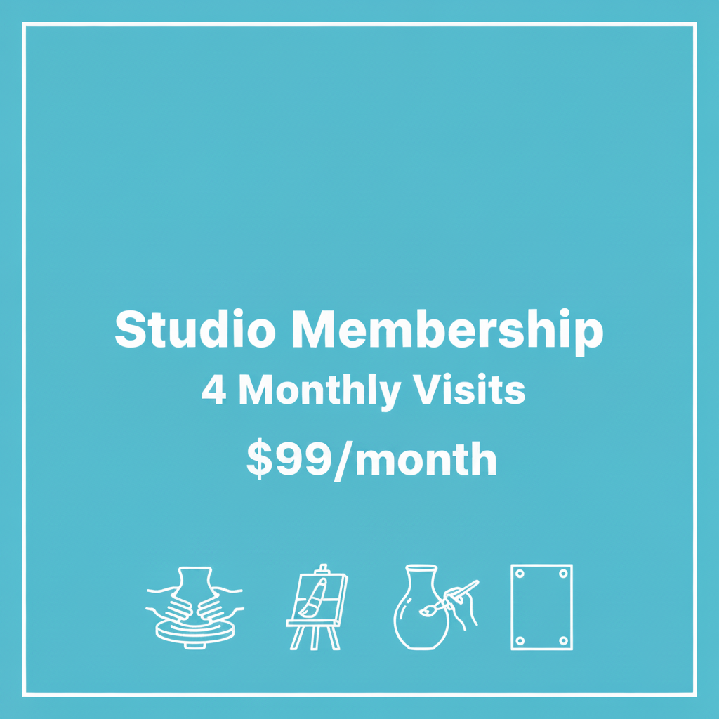Studio Membership - 4 Monthly Visits $99/month