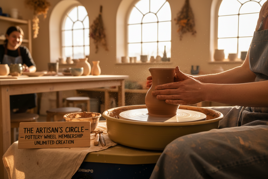 Dual Membership - Clay Studio (Hand Building + Wheel)