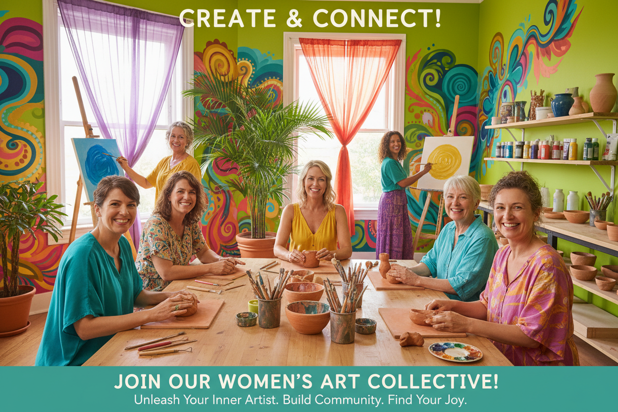 Women Creating Art Together